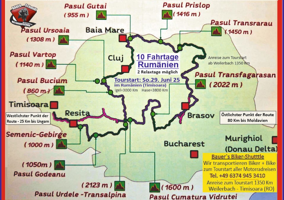 Rumänien Rundreise 2025